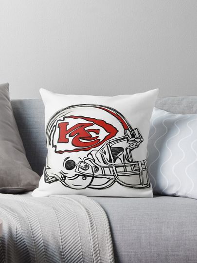 Kansas City Chiefs Helmet  Pillow
