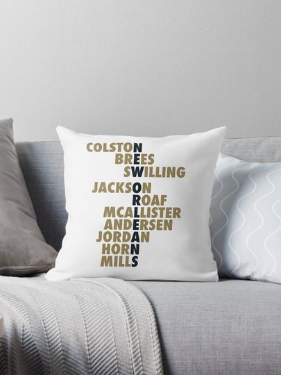 New Orleans Saints Greats Pillow