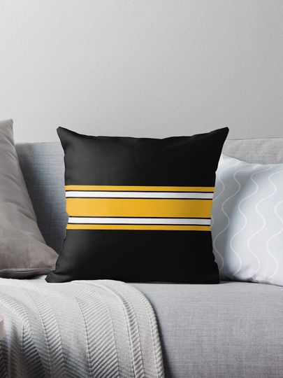 Pittsburgh Steeler Pattern Pillow