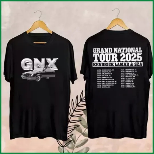 Kendrick Lamar Tour 2025 Fan Shirt, Kendrick Lamar GNX T-Shirt
