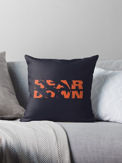 Chicago Bears - Bear Down - Claw Tear Pillow