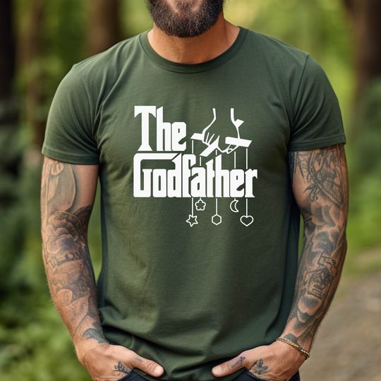 The Godfather Shirt,Godfather Gift, The Godfather Tshirt for New Godfather, Godfather Birthday T Shirt for Men
