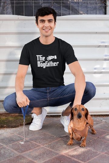 The Dogfather T-shirt, Dog Father Shirt for Men, The Godfather parody T-shirt for Dog Lovers and Dog Dads, Gift for him