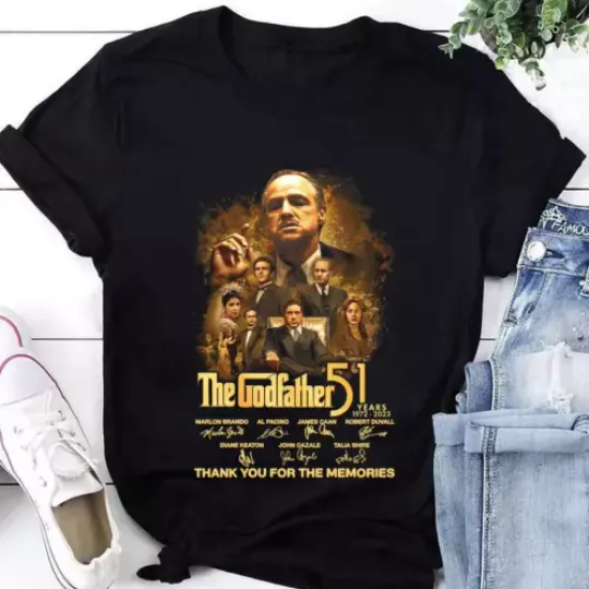 The Godfather 51th Anniversary 1972-2023 Signature T-Shirt