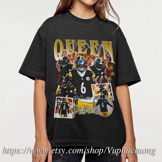 Vintage 90s Graphic Style Patrick Queen T-Shirt, Patrick Queen shirt, Vintage Oversized Sport Tee, Retro American Football Bootleg Gift