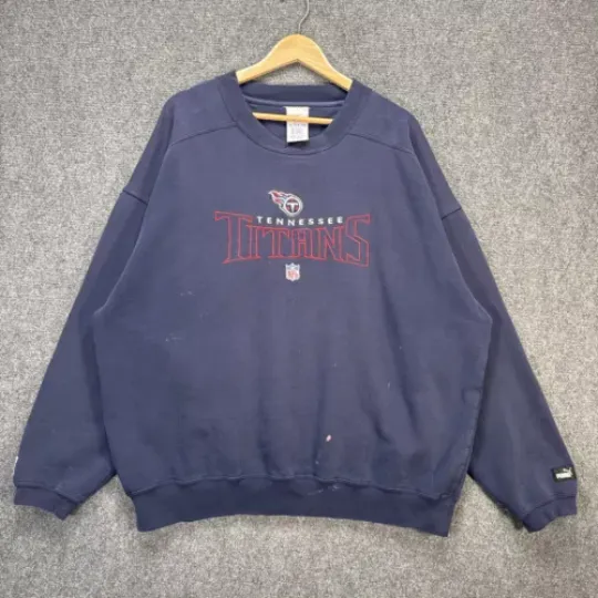Vintage Tennessee Titans Sweatshirt Mens XL Navy 90s Football Sports football Puma