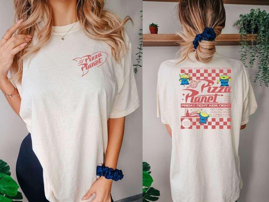 Pizza Planet Toy Story Shirt, Pizza Planet Tee, Toy Story Family Shirts, Funny Disney Pizza T-shirt