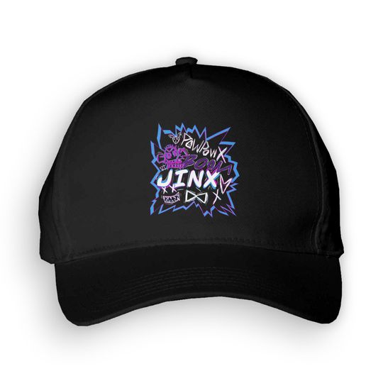 Jinx Snap Back Twill Cap | 5 Panel | Snapback Hat | Arcane | League of Legends | Made To Order With Love