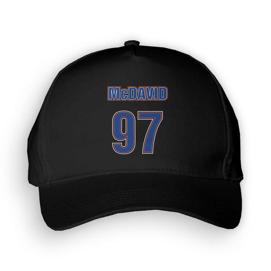 McDavid Snap Back Twill Cap | Oilers | Edmonton | Connor | Made To Order With Love