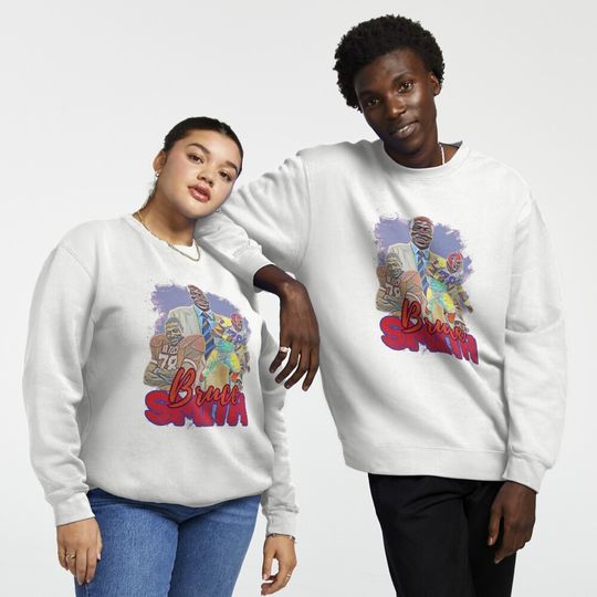 Discover Bruce Smith Fan Art Pullover Sweatshirt