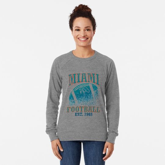 MIAMI FOOTBALL Vintage Lightweight Sweatshirt