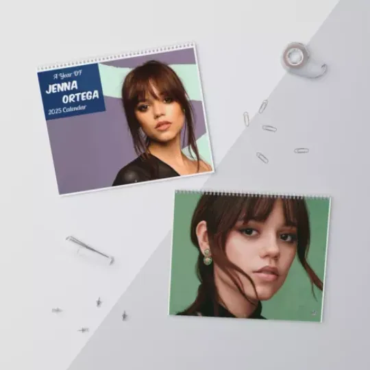 Jenna Ortega Calendar 2025 Wall Calendar