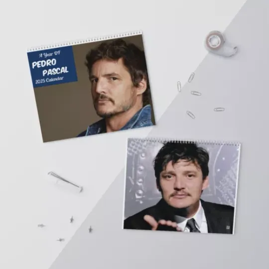 Pedro Pascal Calendar 2025 Wall Calendar