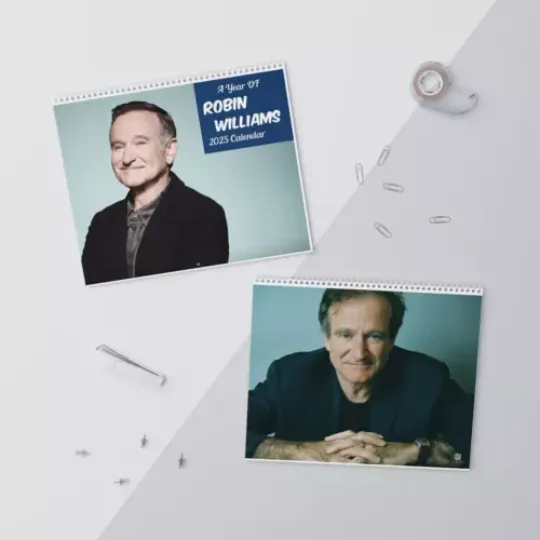 Robin Williams 2025 Wall Calendar