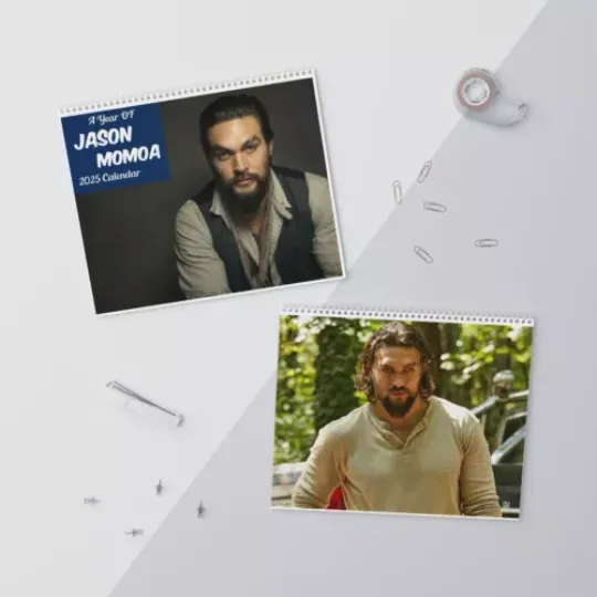 Jason Momoa 2025 Wall Calendar