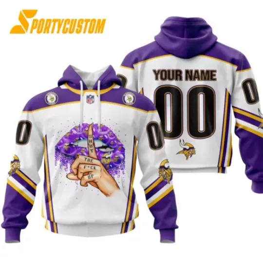 Custom Minnesota Football Team Vikingss 3D Hoodie, Men and Women