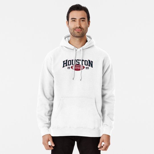 Houston Football Varsity Pullover Hoodie