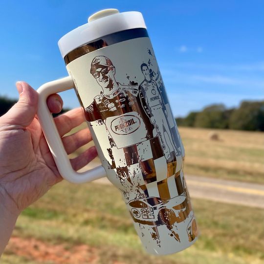 Joey Logano 40oz Engraved Tumbler