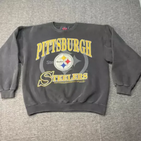 Vintage 1995 Pittsburgh Steeler Mens Sweatshirt Large L football Football 90s retro