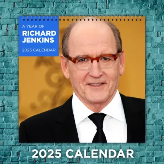 Richard Jenkins 2025 Hollywood Stars Calendar, 12-Month Actor Wall Calendar