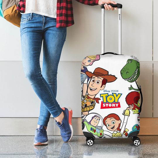 Toy Story Luggage Cover, Disney Toy Story Travel Cover, Travel Suitcase Cover, Luggage Protector