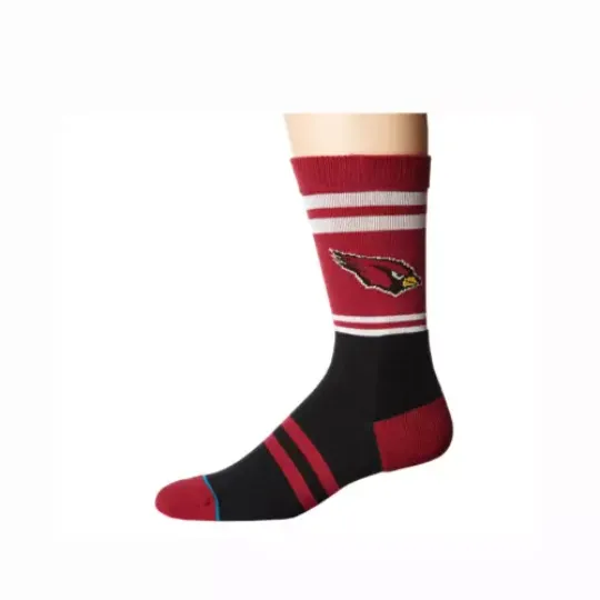 Stance football Arizonna Cardinals Logo Crew Socks Size L 9-12