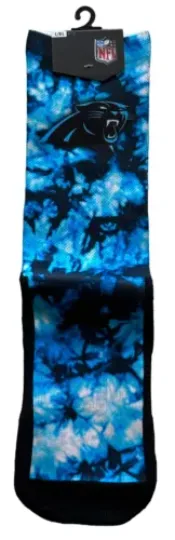 Carolina Panthers football Rock Em Socks Men's Size L/XL (9-13) New With Tags