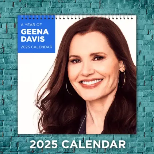 Geena Davis 2025 Hollywood Legends Calendar, 12-Month Actress Wall Calendar