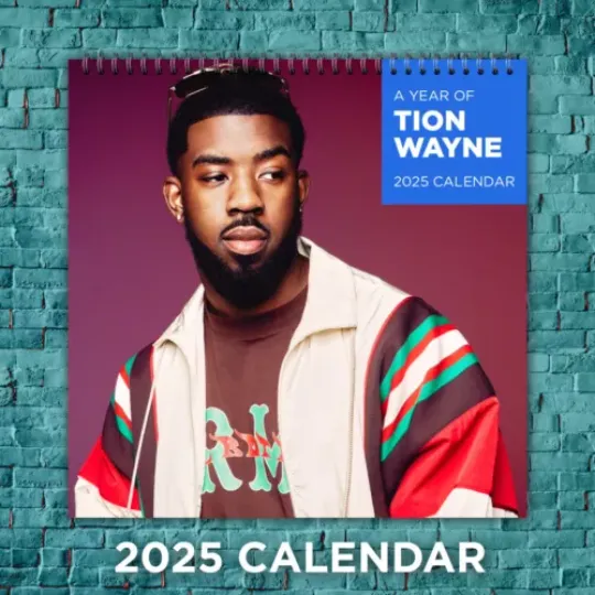 Tion Wayne 2025 Rap Icons Calendar, 12-Month Artist Wall Calendar
