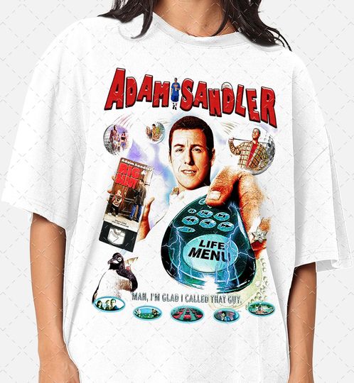 Limited Adam Sandler 90s Graphic Tee, Actor Movies Gift For Man and Woman Unisex T-Shirt