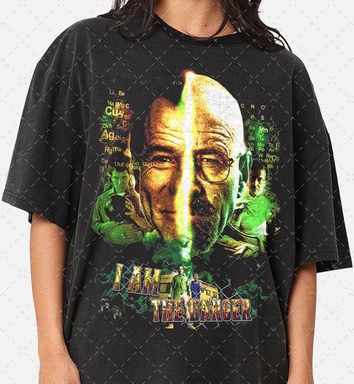 Limited Heisenberg Breaking Bad 90s Graphic Tee, Movies Gifts For Woman and Man Unisex T-Shirt