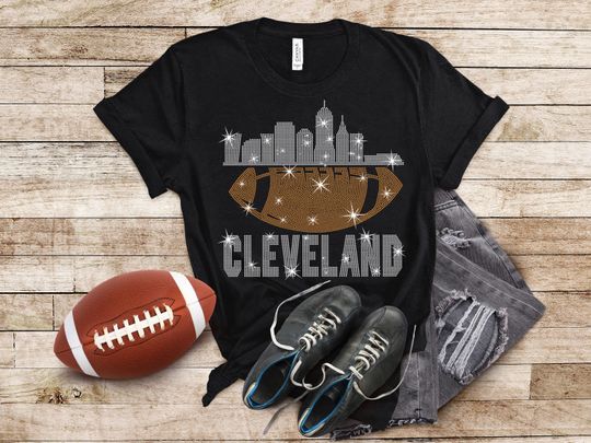 Cleveland  Rhinestone Glittering  Shirt