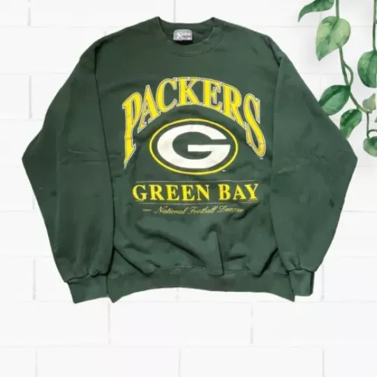 90s Green Bay Packers football Football Sweater