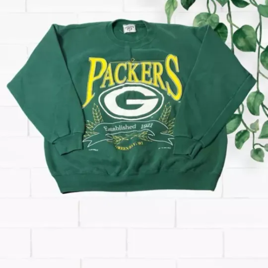90s Green Bay Packers football Football Sweater