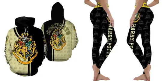 Hoodie Legging Set for Fan /Harry Potter-For Women