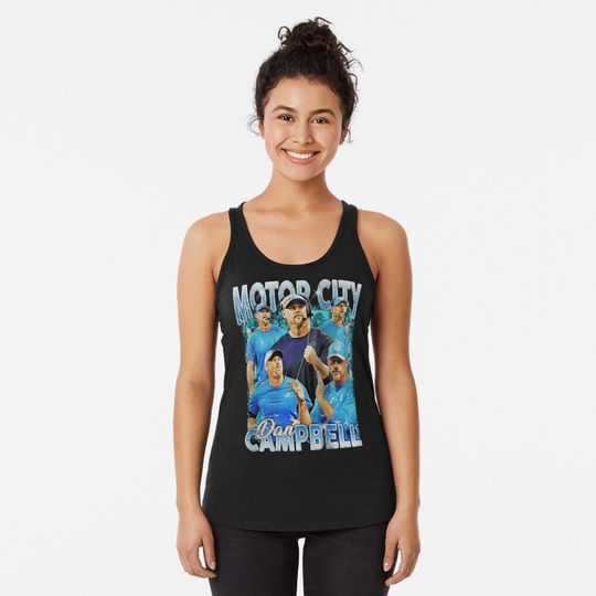 Vintage Dan Campbell Racerback Tank Top