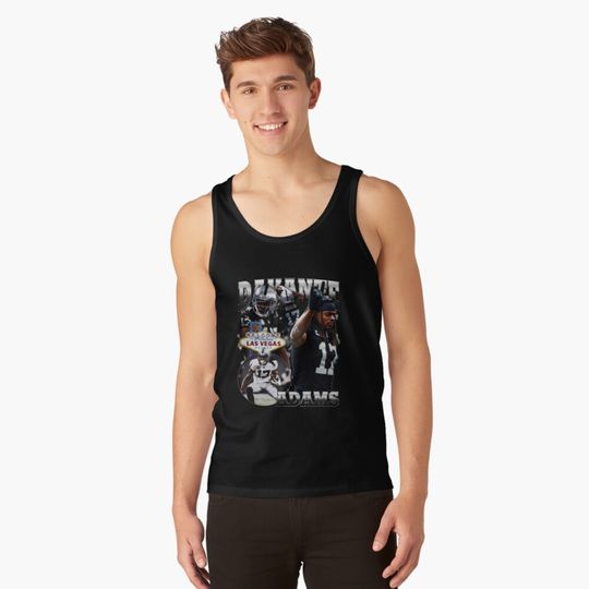 Davante Adams Las Vegas Raiders 90s bootleg t shirt design  Tank Top