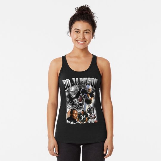 Bo Jackson  Racerback Tank Top