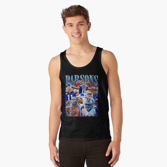 Micah Parsons Football Vintage Style Tank Top