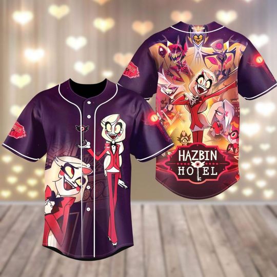 Charlie Hazbin Hotel Baseball Jersey, Charlie Morningstar Jersey Shirt, Princess Baseball Jersey