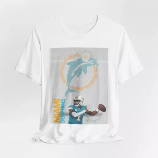 Dolphin Tua Tagovailoa Quarterback football T-Shirt, Game Day Football T-Shirt
