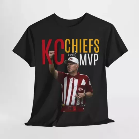 Funny Kansas Chiefs Ref Real MVP Unisex Cotton T-Shirt, Game Day Football T-Shirt