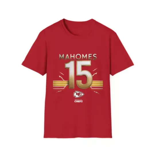 Patrick Mahomes Kansas Chiefs T-Shirt, Football Fan Shirt, Sports Tee, Game Day Football T-Shirt
