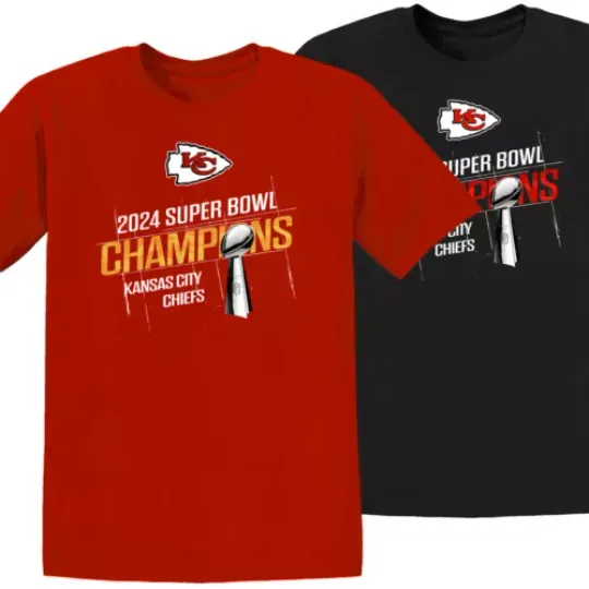 Kansas Chiefs 2025 Super Bowl Champions T-Shirt - Game Day Football T-Shirt