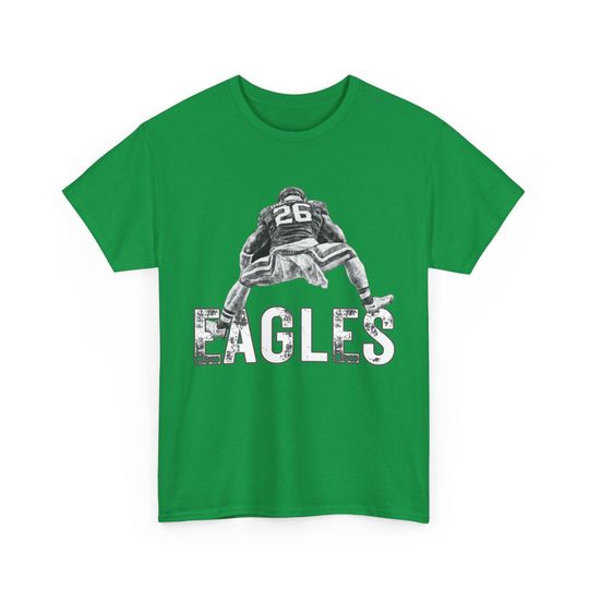 Philadelphias Saquon Barkley Legendary Reverse Hurdle Game T-Shirt, Eagle Football T-Shirt, Fan Sports T-Shirt