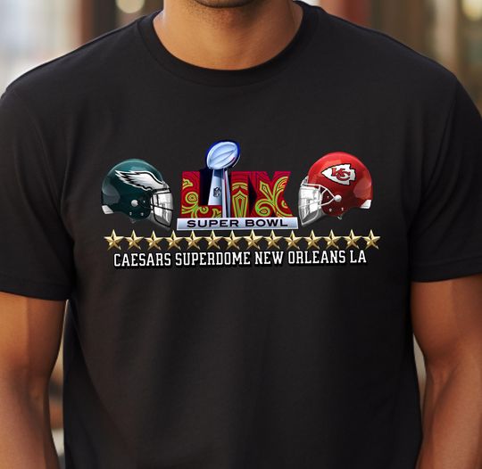 Super Bowl LIX T-Shirt, Philadelphias T-Shirt, Kansas Chiefs T-Shirt, Super Bowl Championship 2025 T-Shirt