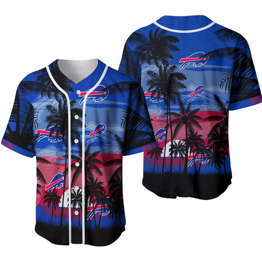 Personalized Buffalo Bills Baseball Jersey, Buffalo Bills Hawaii Football Jersey