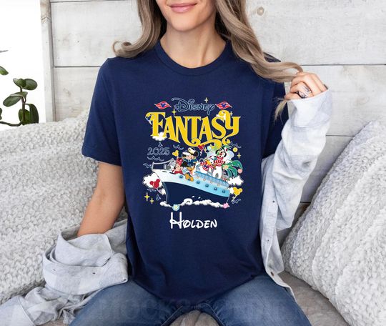 Personalized Mickey and Friends Cruise Shirt, Disney Family Cruise Vacation 2025, Cruise Trip Group Matching, Disney Wish Dream Magic