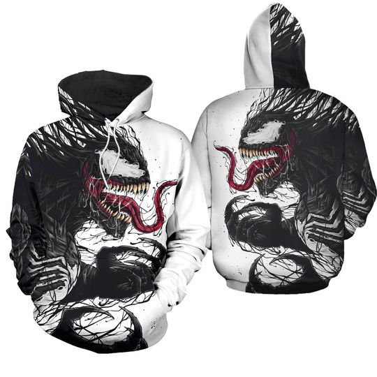 2025 Black venom 3D Hoodie