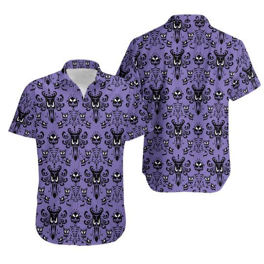 Haunted Mansion Button Shirt, Disney Haunted Mansion Shirt